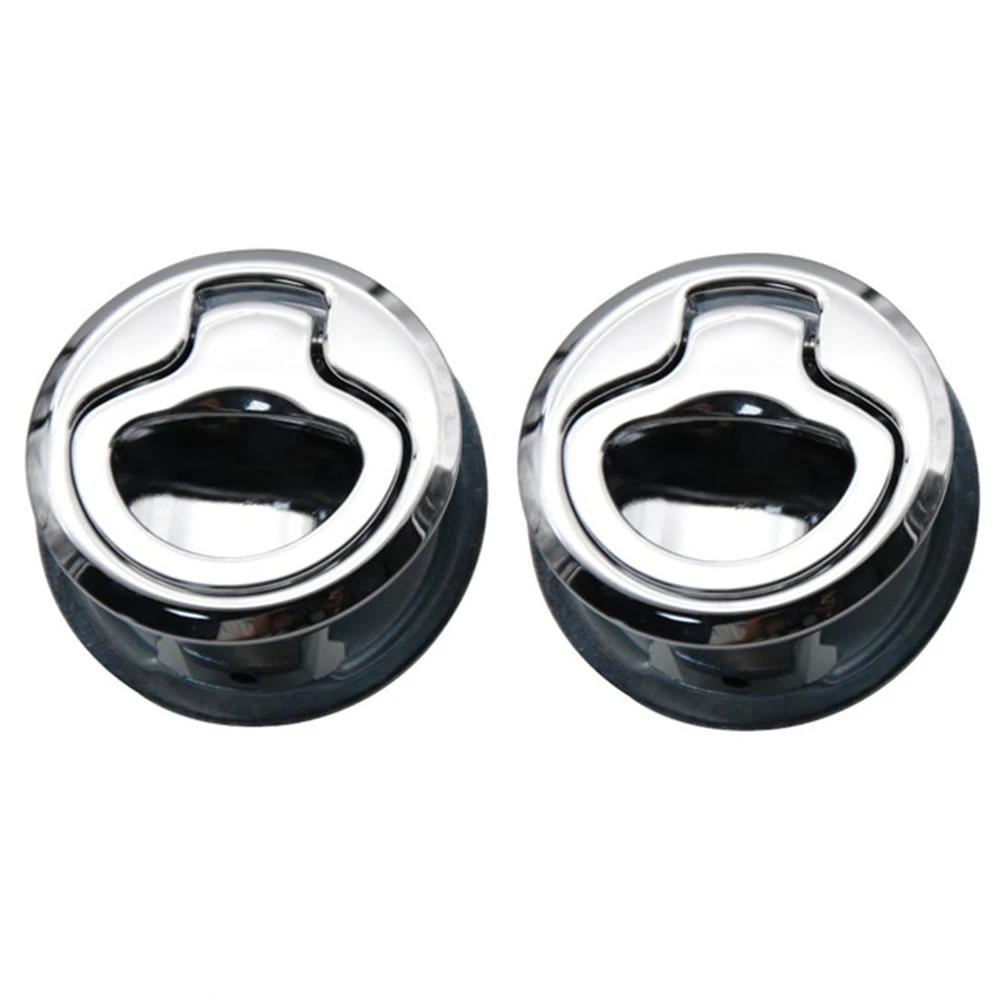 2/4/6/10PCS Marine Hatch Locking Locker Small Size Boat Flush Pull Hatch Slam Latch For RV Yacht Camper Deck Zinc Alloy 2PCS