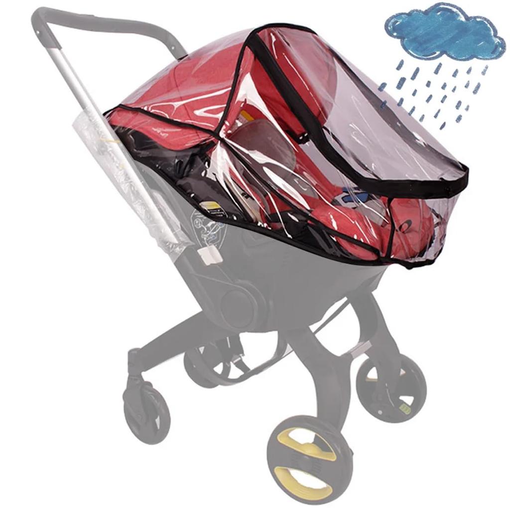 Rain Cover Compatible with Doona Stroller, Travel Weather Shield Breathable Baby Stroller Rain Cover