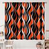 Red White Striped Curtains Vertical Stripe Geometric Modern Chic Style Curtain Bedroom Living Farmhouse Made Of Polyester Window Treatment