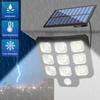 Outdoor LED COB Solar Lights Split Motion Sensor Flood Lights Waterproof Solar Light Remote Control Wall Lamp Yard Patio Garden