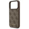 Guess 4G Classic Case for iPhone 17 Pro Brown