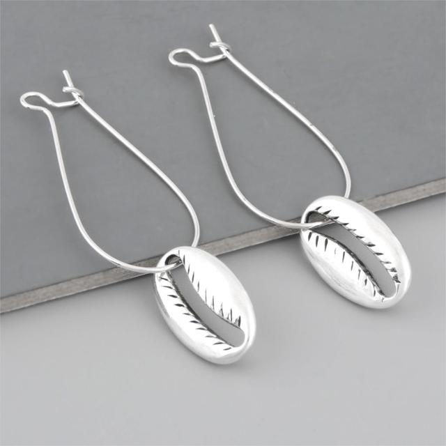 Bohemian Brincos Sea Shell Conch Ohrringe Für Frauen Gold Farbe Baumeln Ohrring Femal Strand Sommer Jewerly