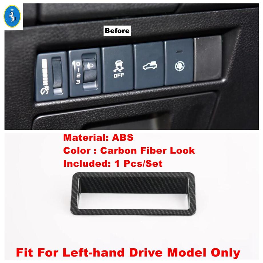 ABS Car Window Lift Button / Head Lamps / Air AC / Armrest Box Anti Kick Panel Cover Trim Accessories For Isuzu D-Max