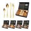 24 Delen Lichte Luxe Dinerlepel Vork Set Minimalistisch Roestvrij Staal Tafelgerei Huwelijksgeschenk