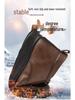 2025 Men's High-Top Leather Business Formal Casual Warm Cotton Shoes for Autumn/Winter