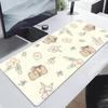 Cute Bunny Mouse Pad Purple Flower Large Gamer Mousepad Keyboard Mat XXXL Mouse Mats Kawaii Rubber Desk Pad Xcm Desk Rugs