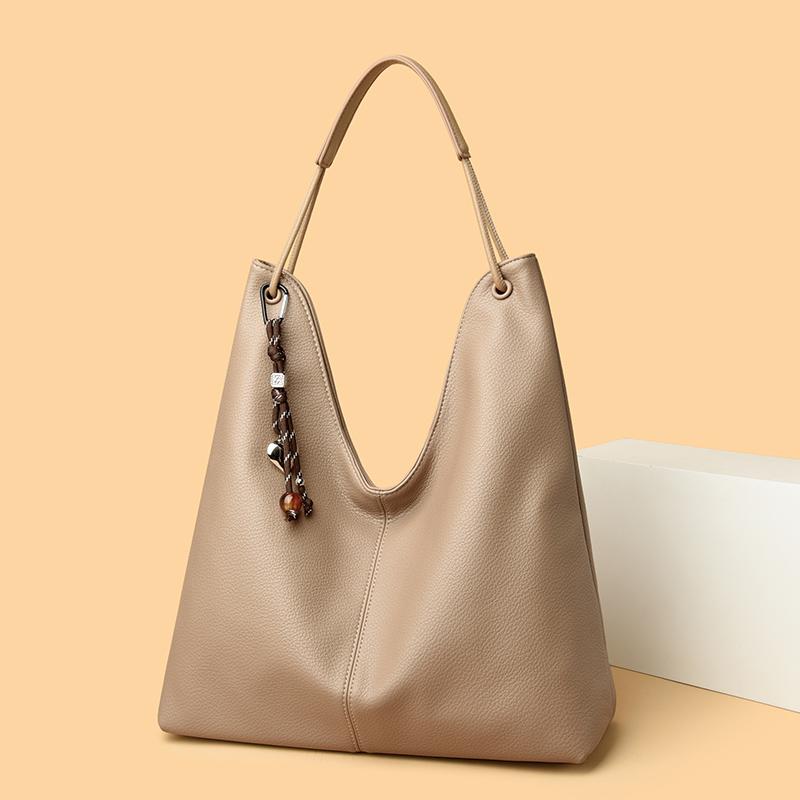 High Quality PU Women Shoulder Bag High-capacity Solid Fashion Handbag Crossbody Bag Women's Minimalist PU Leather Bag