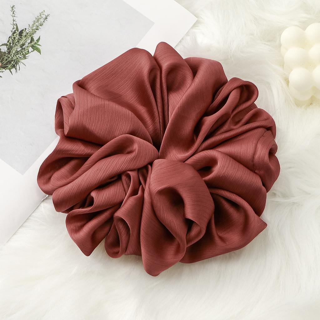 Fashion Muslim Printed Scrunchy Large Premium Oversize Hair Band Malaysia Chiffon Big Size Muslim Hijab Scrunchies