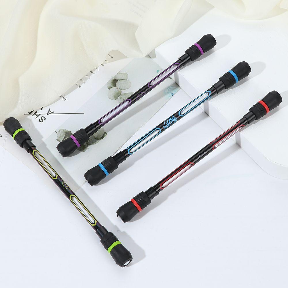 Nouveau Stylo Rotatif Créatif Antistress Stylo Filant Stylo Rotatif Anti-dérapant Soulageur de Stress pour Adultes Enfants Outils d'Écriture Fourniture Scolaire de Bureau