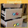 Colorful Zinc Alloy Ceramic Drawer Pulls With Single Hole For Furniture And Kitchen Cabinet Decor