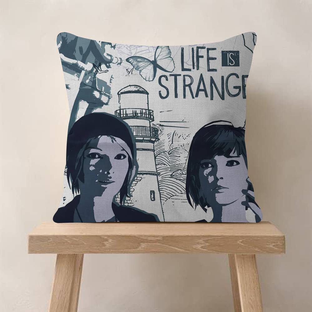 Game Life Is SStrange  Pillowcase Toon Gift Cushion Cover Bedroom Home Sofa Chair Seat Decor Pillow Case