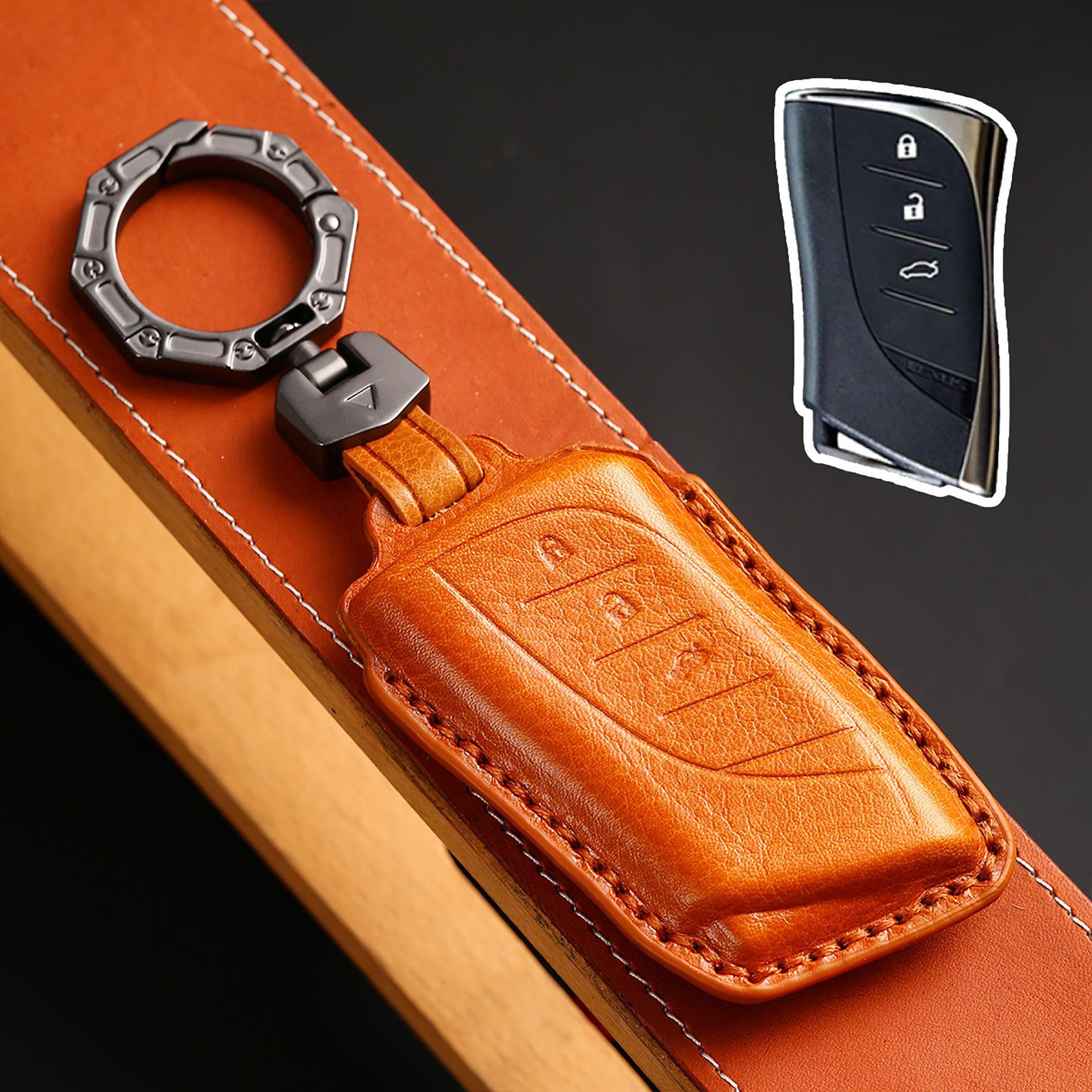 

Leather Key Bag Is Suitable For Lexus Es300H Lexus Cross-Border High-End Men S Cowhide Keychain.