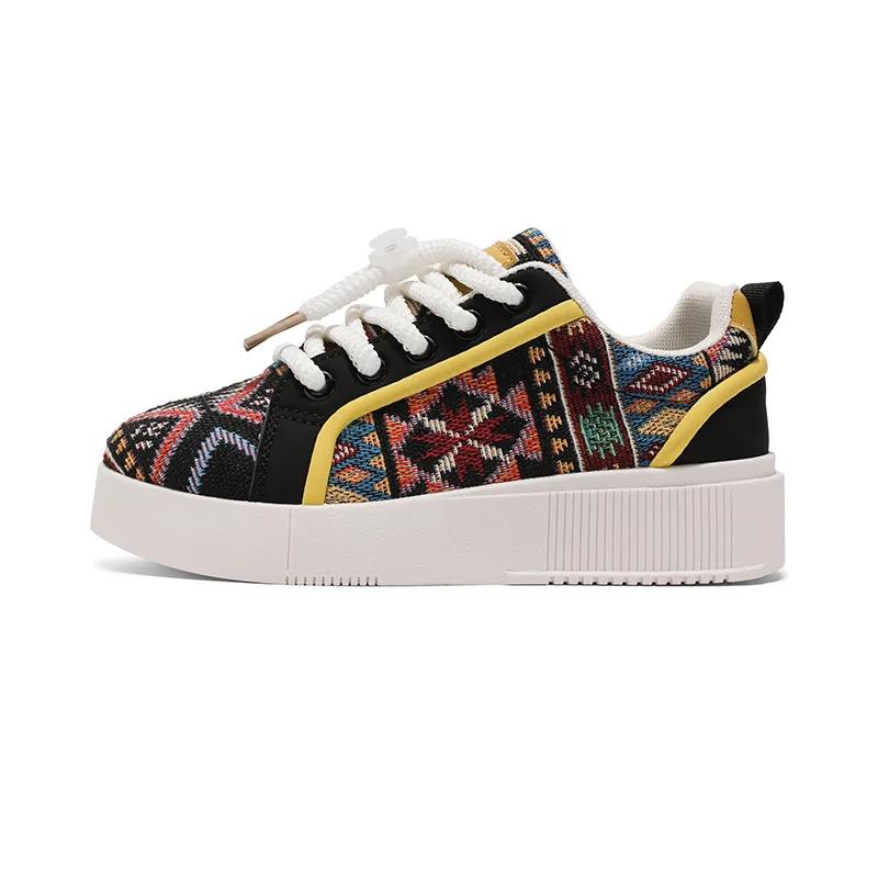 

Мода 2025 Принтованные мужские синие кроссовки Унисекс Летняя дышащая парусиновая обувь Мужские кроссовки на шнуровке на платформе Повседневные кроссовки Мужские слипоны 41