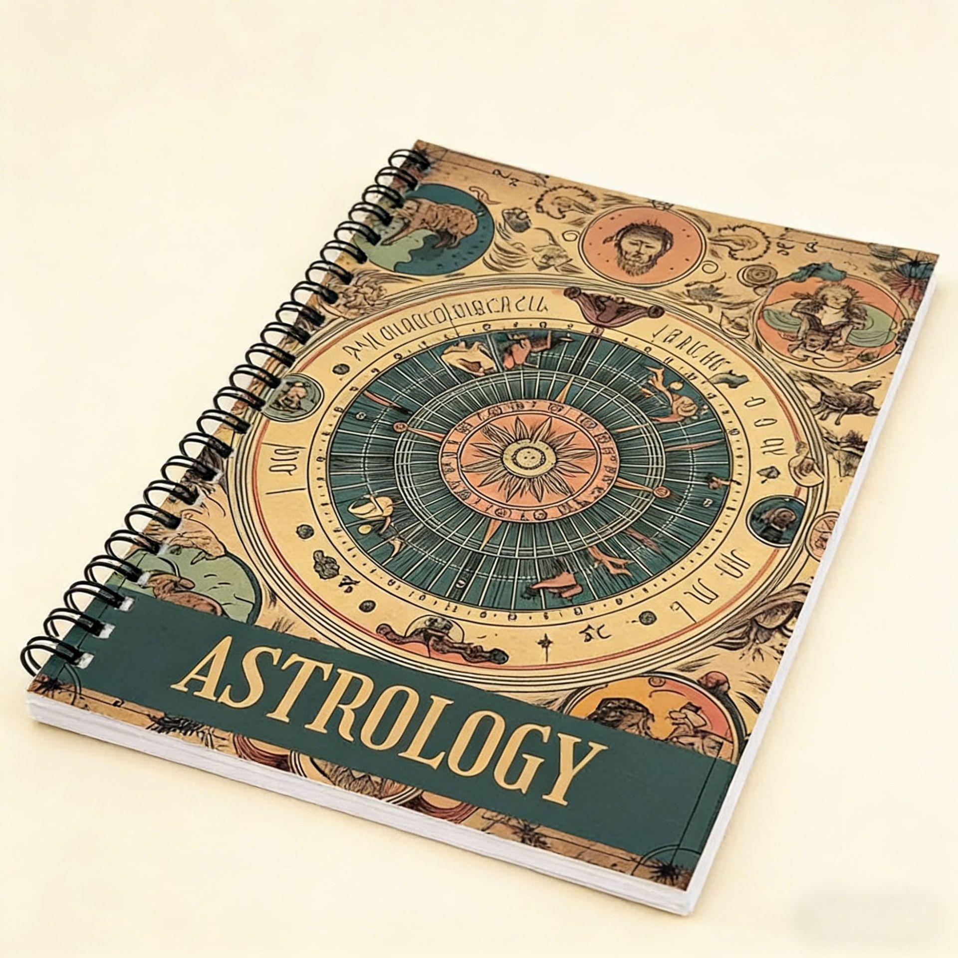 A5 Astrology Spiral Notebook & Daily Planner