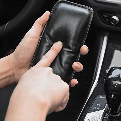 1PC Leather Knee Pad for Car Interior Pillow Cushion Memory Foam Leg Pad Thigh Support Car Accessories