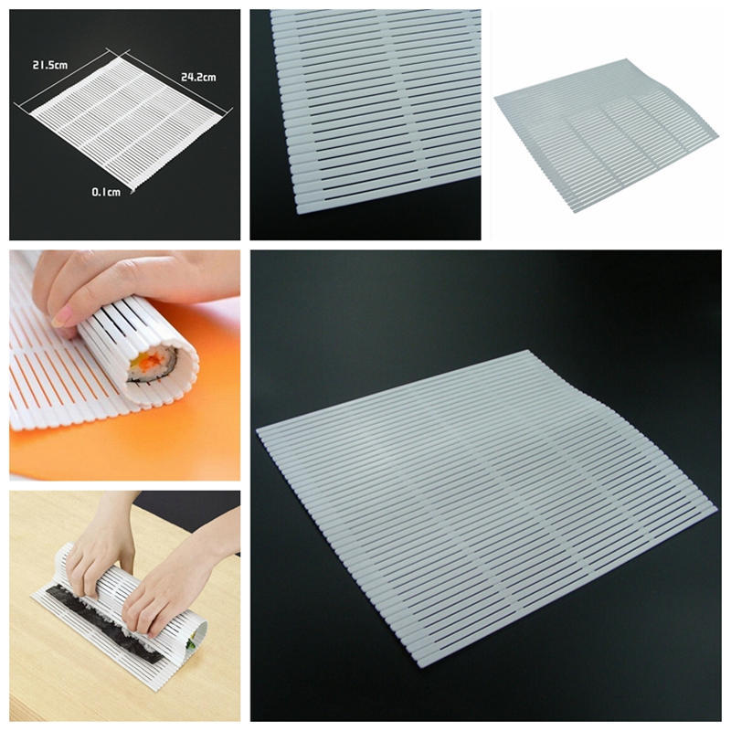 Practical Sushi Rolling Roller Plastic Material Mat Maker Kitchen Diy
