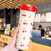 316 Stainless Steel Water Cup Leak-proof Straw Cup Portable Cartoon Insulated Cup