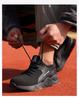 Men's All-Season Steel Toe Safety Shoes, Anti-Smash/Stab, Breathable Big G Weave, Rubber Sole