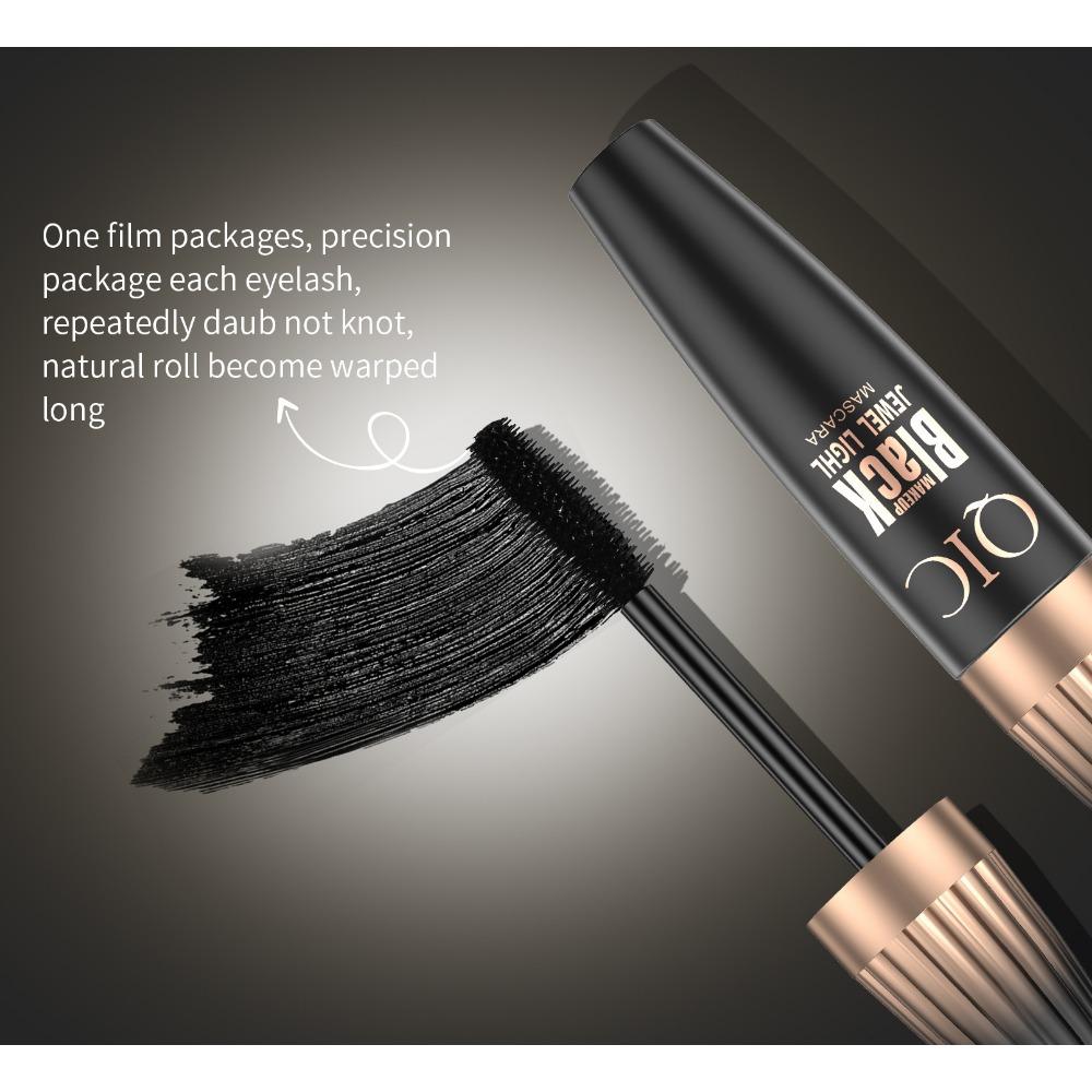 QIC Plumb 4D Mascara Slender and Thick Curls Without Blooming Waterproof Waterproof
