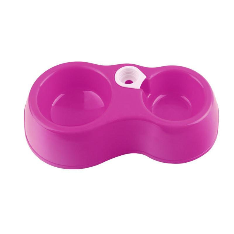 Dispensador de Água para Animais de Estimação, Tigela Dupla, Garrafa de Água de Dupla Finalidade, Utensílios para Comida de Animais de Estimação e Cães, Prato, Tigela para Comida de Cão Anti-queda, Tigela para Gato e Cão