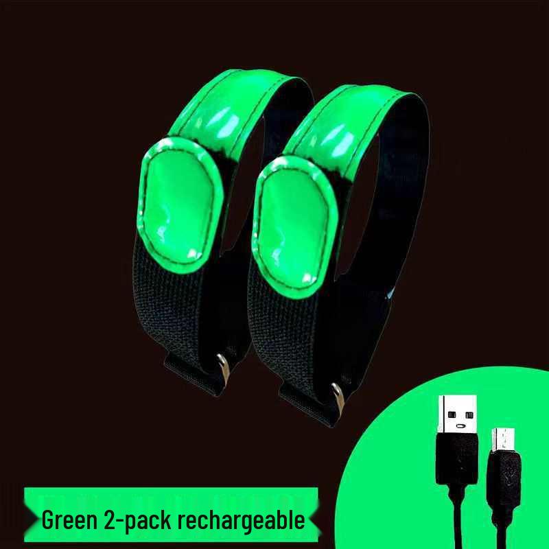 Rechargeable LED Reflective Armband for Night Cycling and Running