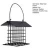 Suet Feeder for Outside Hanging Metal Suet Cake Holder Weatherproof Single Suet Cage Birds Feeder for Wild Birds Woodpecker