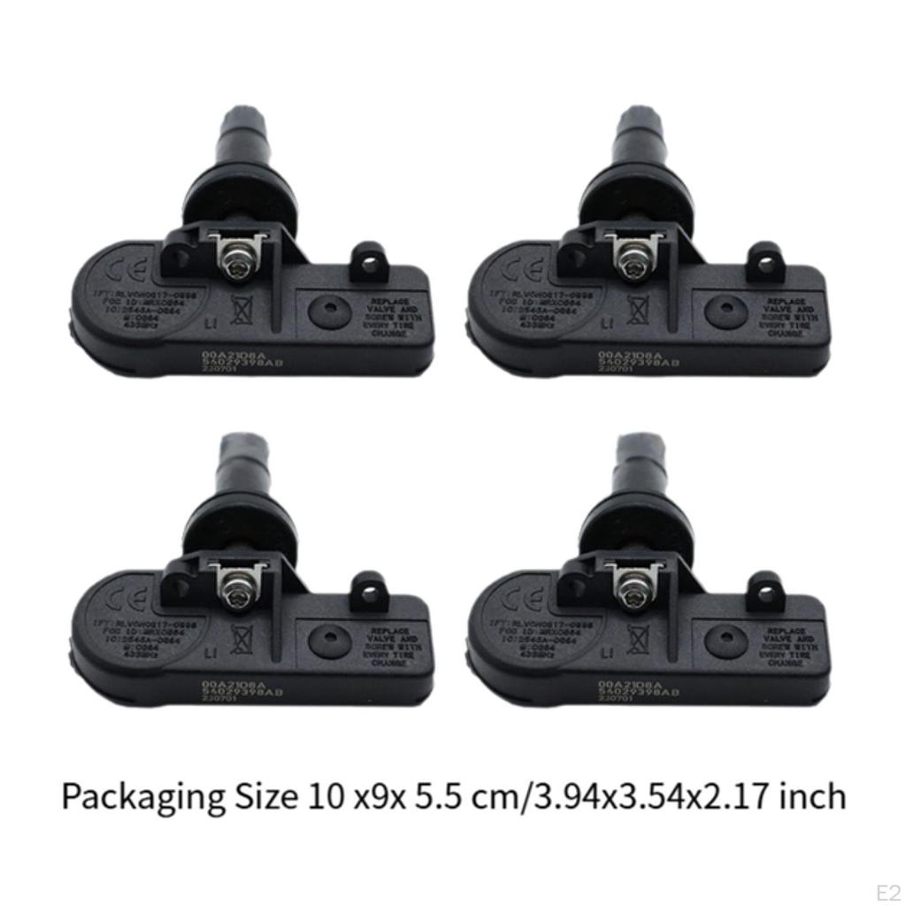 4Pcs Tire Pressure Sensors Replacement 68142397AA Portable Easy To Use Professional Spare Parts