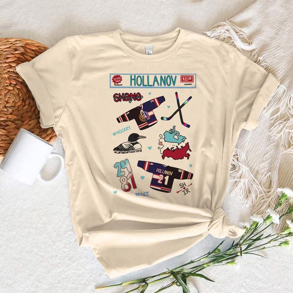 Shane Hollander 24 Ilya Rozanov 81 T-Shirts Film Erhitzte Rivalität Vintage Grafik-T-Shirt Unisex Damen Cartoon 2026 Sommer T-Shirt