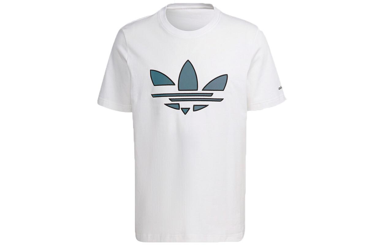 adidas Originals Trefoil St Tee Hl Logo Print Sports Short Sleeve H41402 XL
