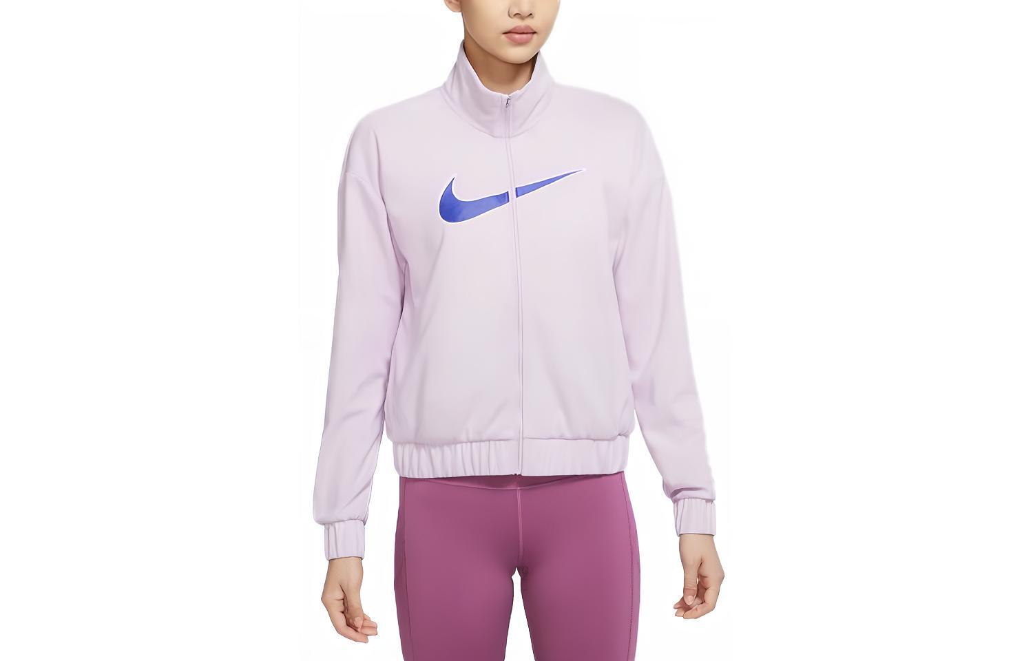 Nike Jackets Women s Light Purple Stand Collar Moderate Other DQ6384-530 S