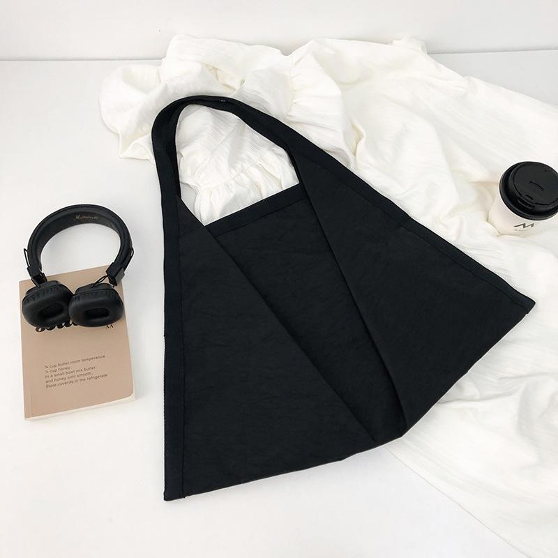 Large capacity lightweight umbrella tote bag women's niche lazy wind nylon handbag casual commuter armpit bag