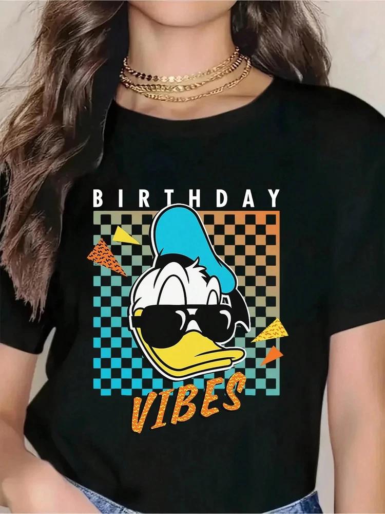 Donald Duck Birthday Vibes T Shirt Unisex 4 S
