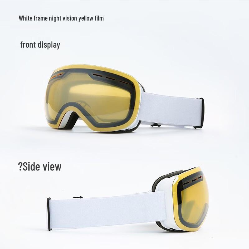 Yiling Adult Anti-Fog Spherical Ski & Cycling Goggles