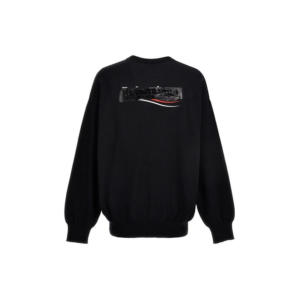 Balenciaga Sweater Regular Fit Men's Black 719158T32631000