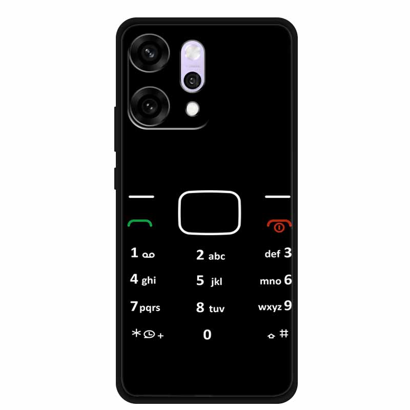 Funda de Dibujos Animados Para OPPO Reno 14 Pro Funda de Teléfono Suave de Silicona Para OPPO Reno14Pro Negra TPU Protectora Carcasa Trasera Mármol Para