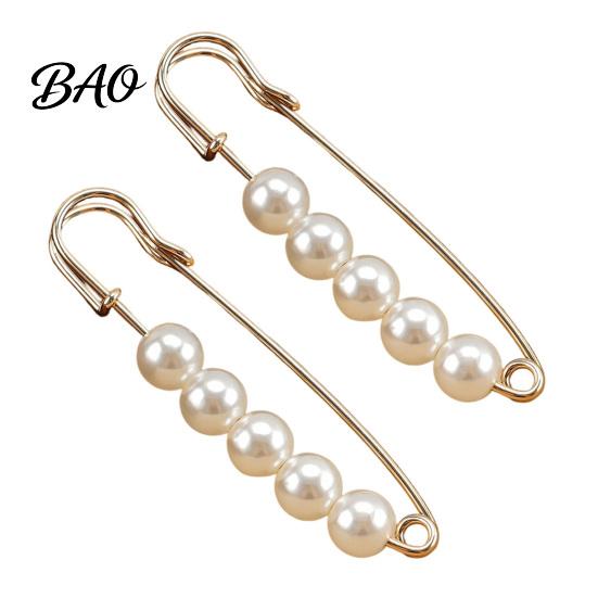 Invisible Waist Button 2Pcs Faux Pearl Tightener for Pants, Reusable Cincher Pin Pants Waistband Loose Jeans, No Sewing Skirts Neckline Fixation Clip