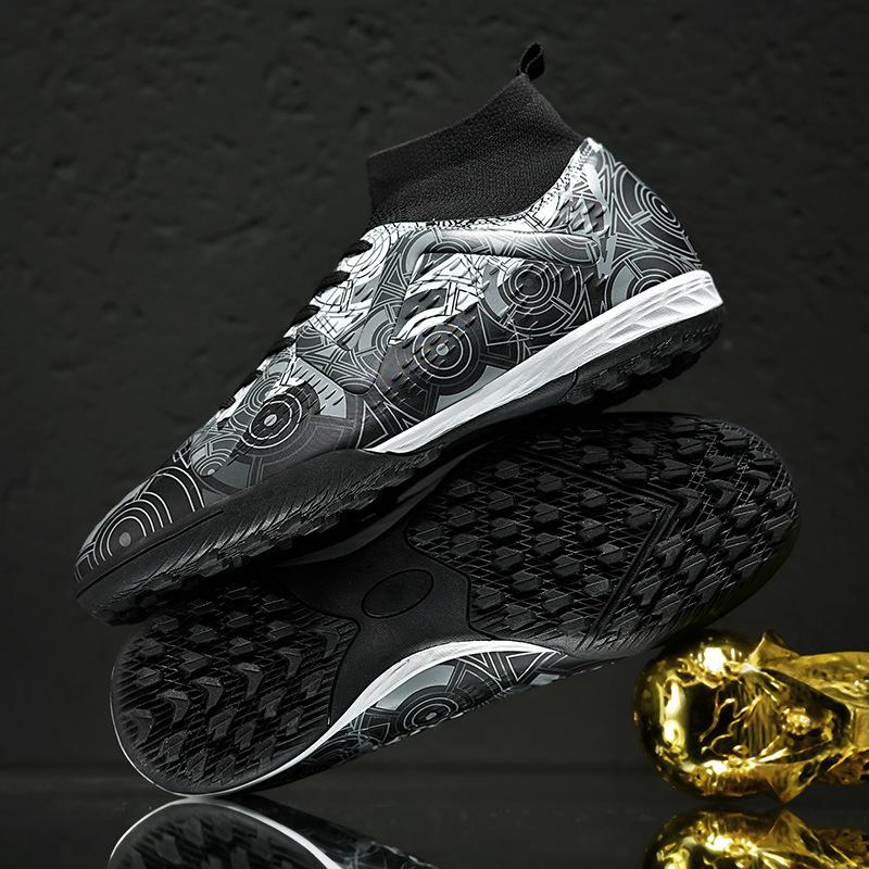 

Футбольные бутсы для мужчин и женщин с длинными ногтями, сломанные ногти, для детей, учеников начальной школы, мандаринок, для мальчиков, тренировочные бутсы с высоким верхом, с 46