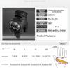 Premium Ziegenleder Halbfingerhandschuhe mit Karbonfaser-Schutz, Anti-Rutsch Handgelenksschutz Handschuhe für MTB, Rennrad, Klettern