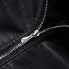 2022 Women's PU Leather Jacket with Detachable Hood - Stylish European & American Fashion Coat