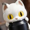 Creative Office Desk Accessory 3D Printed Bat Can Holder, Funny Cartoon Vampire Cat Stand Cute Rack for Standard Soda Cans, Halloween Desktop