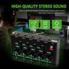 4 Input Auditory Controller Precise Volumes Adjustment Seamlessly Connection For Live Streaming Recording