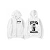 Death Row Records Reißverschluss Rapper Tupac 2pac Grafik Kapuzenpullover