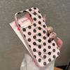 Black Wave Point Solid Color Silicone Case For Iphone 15 14 13 11 12 17 Plus 16 Pro Max Simple Minimalist Cover