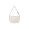 MK Kendall Gold Chain Logo Leather Tote Shoulder Bag Women Handbags Cream 32H3G8NC1L-289