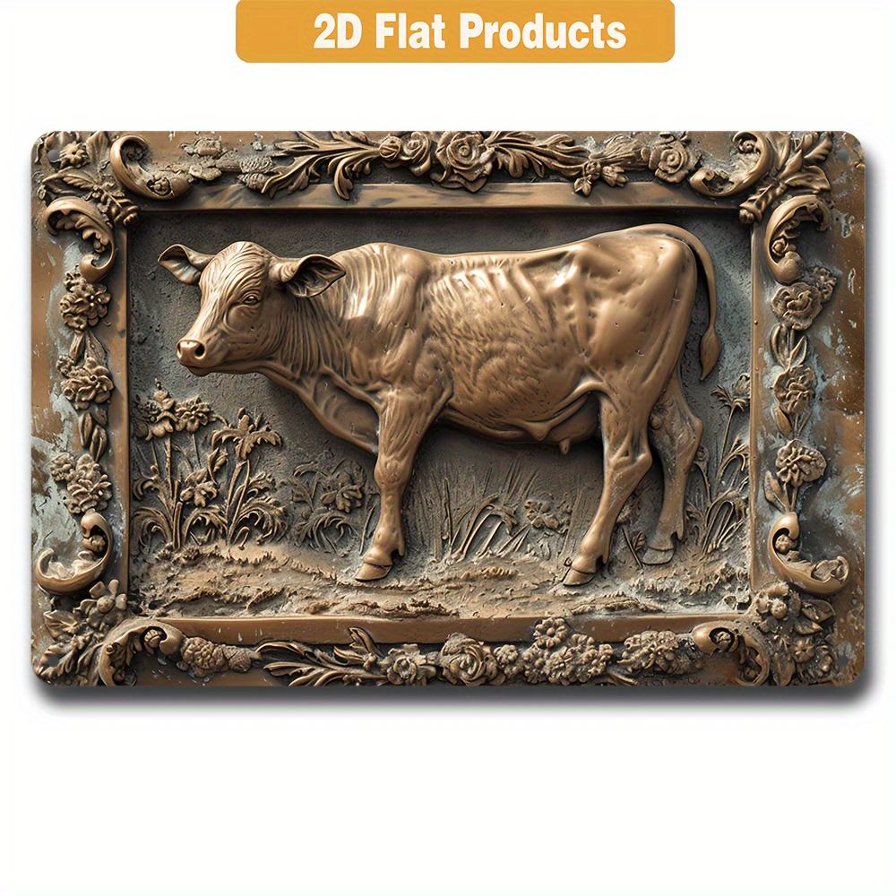 FJ Vintage Metal Tin Signs 2D Flat Printing  Posters  Room Wall Home Farmhouse Decor Room Decoration