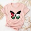 Vintage Schmetterling Grafik T-Shirt Aktivist Shirt Dies ist kein Wassermelonen Merch Frauen Kurzarm Top Menschenrechte T-Shirt