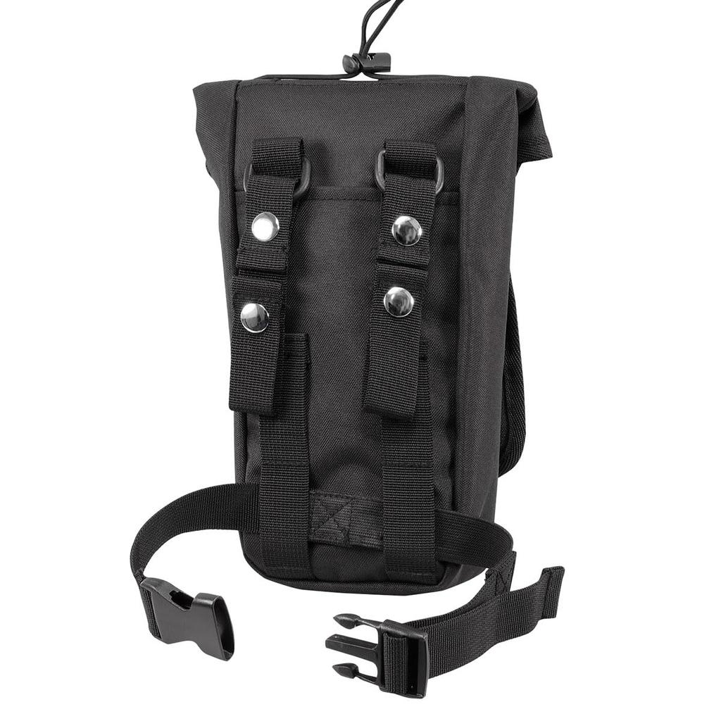 KOMINE Motorcycle Waterproof Belt Free Waterproof Pouch, Black/Red, Size, SA-245 13004,