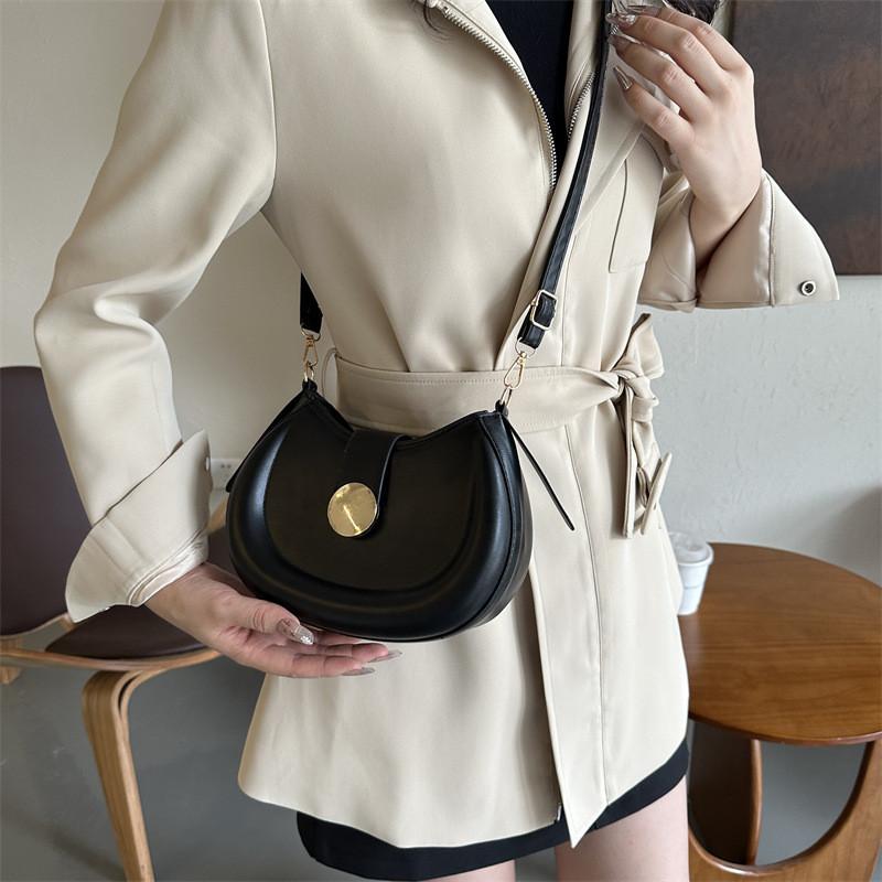 Chic Street Fashion Pu Leather Purse For Women 2023 Trendy Shoulder Bag