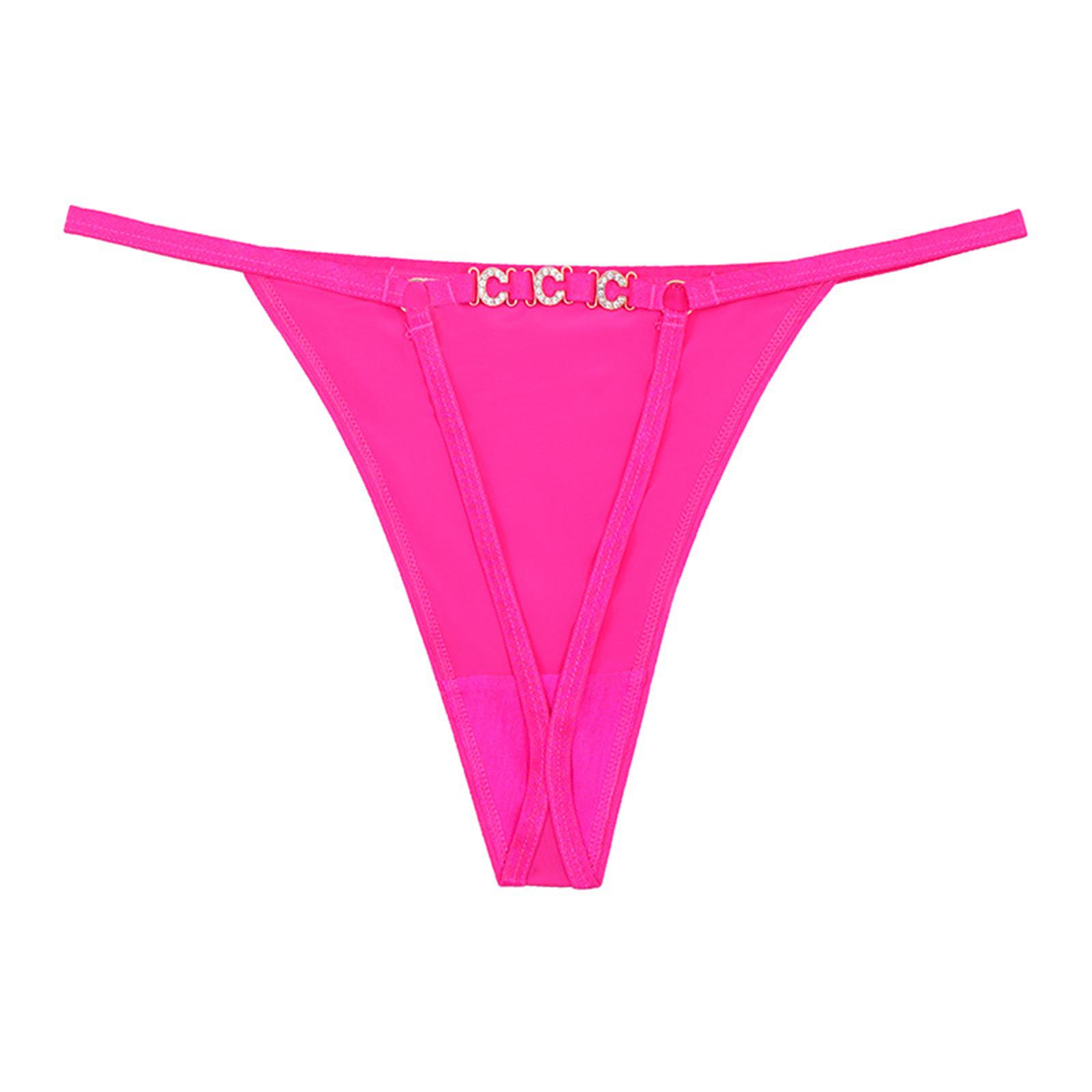 

Ladies Sexy Thong Lace Low Waisted Underwear L