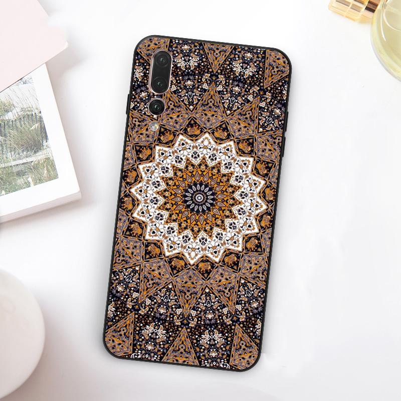 Indian Mandala Pattern For Huawei Nova Y73 Y72 Y90 Y70 Y60 Y91 Y61 12s 12i 11i 8i 9 10 SE P60 P30 Pro P40 Lite Case